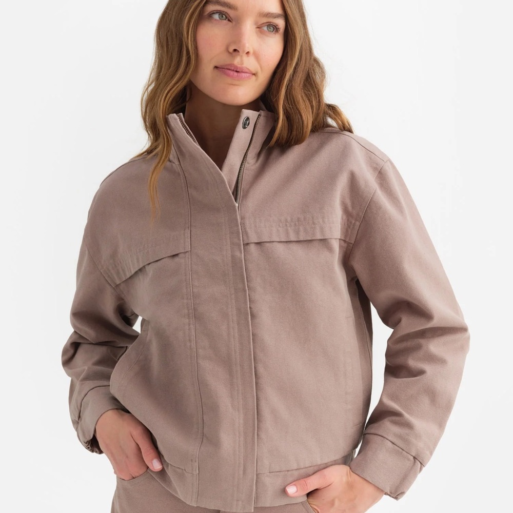Organic Canvas Flight Jacket (NWT)